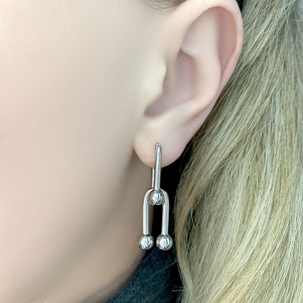 Серебряные серьги без камней (2082743)