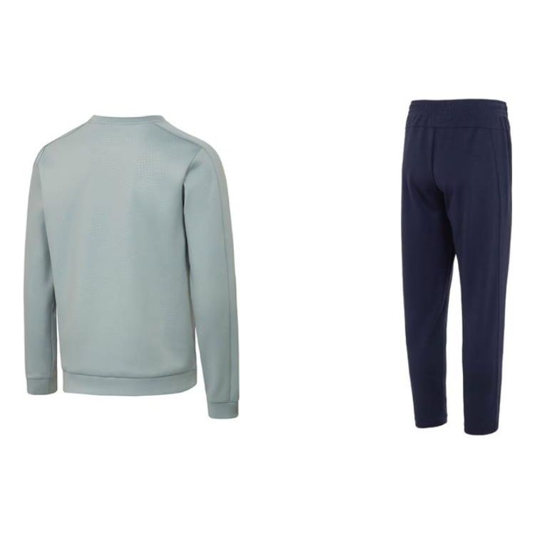 Under Armour Gradient Reflective Sports Knit Hoodie And Breathable Knit Sports Pants Casual Set Men Sets 22600303-011+23600703-409