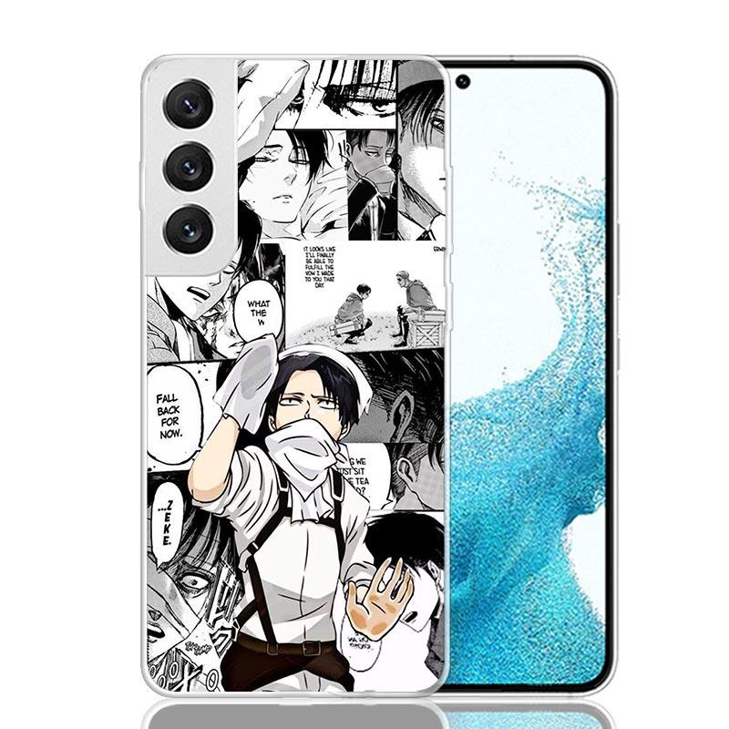 Attack-Titan Anime Phone Case For Samsung Galaxy S26 S25 Edge S24 S23 FE S22 Ultra S21 Plus S20 + Fundas Cover Coque Galaxy S25