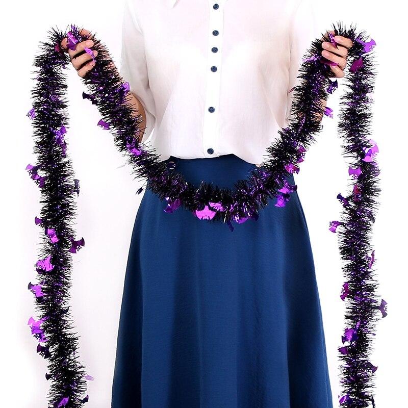 

Хэллоуин Тыква Череп Цветная полоска Украшение 1 шт. Меховая полоска Украшение Красный череп 2,8 м Меховая полоска 2.8m