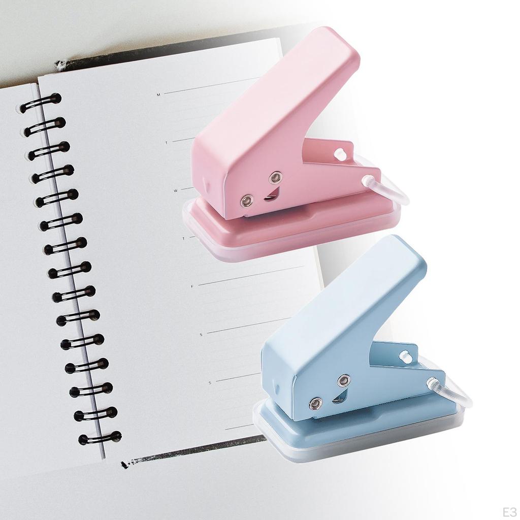 Compact Handheld Paper Punch - Effortless Mini Size for Kids and Adults