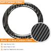 Car Steering Wheel Decoration Ring Cover Trim Decal Stickers Carbon Fiber for Jeep Grand Cherokee 2011-2025 Interior Accessories