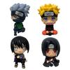 7-9Cm Naruto Anime Figure Uzumaki Naruto Kakashi Uchiha Sasuke Itachi Cute Toys Q Figurals Pvc Model Children Christmas Gift