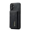 DG.MING M2 Series for iPhone 17 Case PU+PC+TPU Phone Cover Detachable Wallet