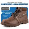 High-Top Microfiber Leather Safety Shoes - Water-Repellent, Wear-Resistant, Anti-Smash, Anti-Puncture, Comfortable for Longstanding.