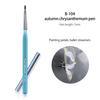 Nail Art Handle Soft Non-shedding Nylon Bristles Brush Lightweight Long Comfortable Grip Multipurpose Acrylic UV