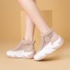 Pai sapatos 2023 verão novos sapatos femininos estudante rua tiro respirável sola grossa sapatos esportivos casuais z308
