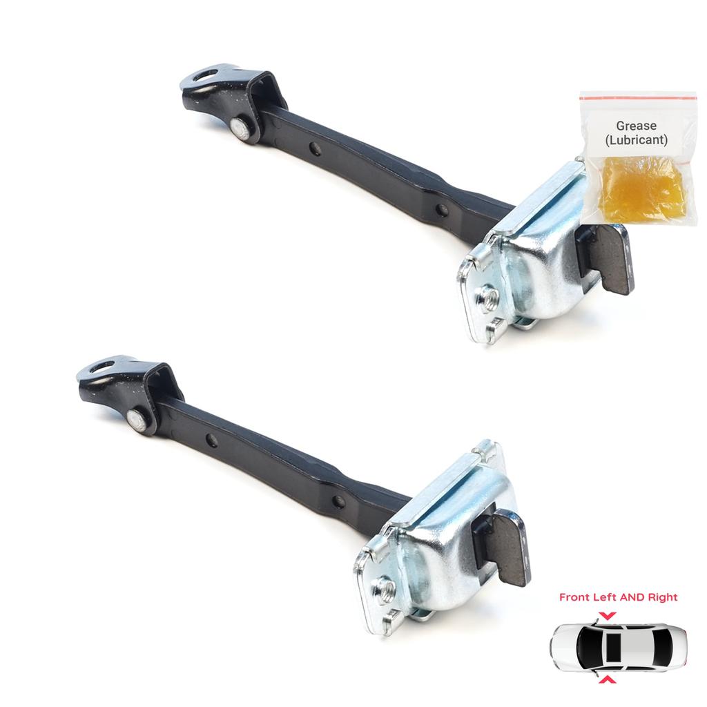 EDP1694-1 2 Pieces Front Door Hinge Brake Stop Check Assy Limiter Strap for Hyundai I10 Grand I10 MK2 II IA BA 2013-2022 79380B4000 79390B4000
