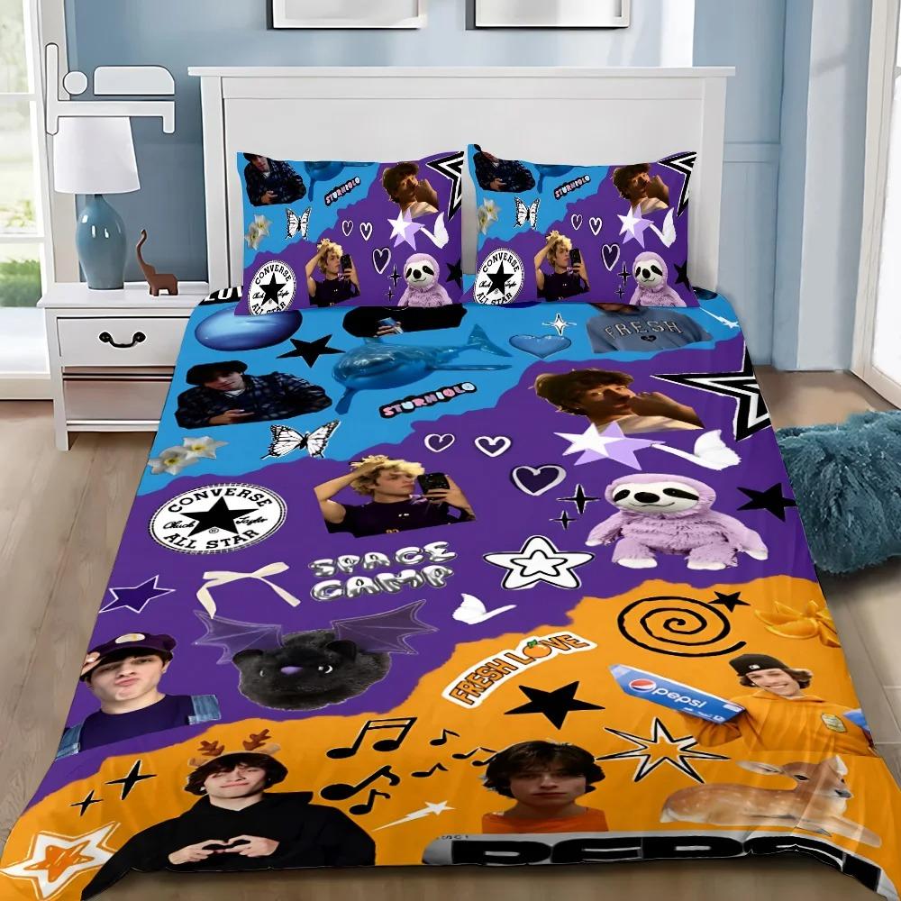 Sturniolo Drillinge Bettbezug Kissenbezug Bettwäscheset Erwachsene Junge Mädchen Schlafzimmerdekoration Kinder Geschenk Einzel Doppel Große Größe