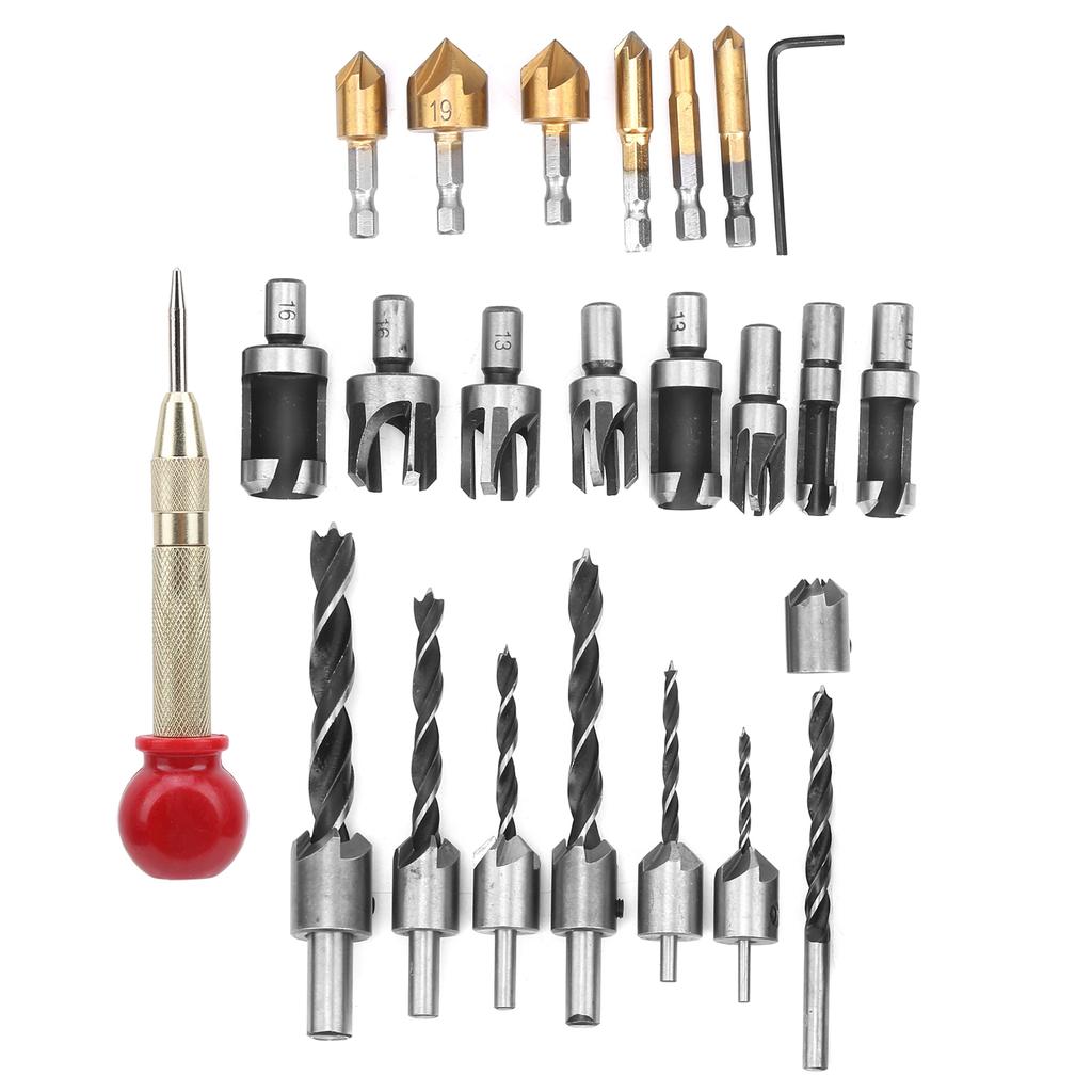 Woodworking Drilling Bit Chamfer Hole Countersink Drill Tools Industrial Supplies