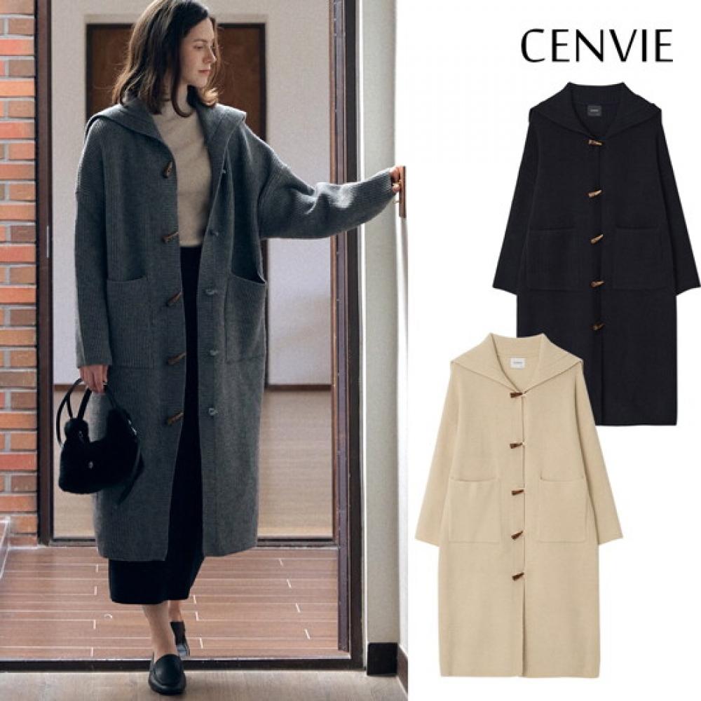 Senbi Wool Knit Duffle Coat