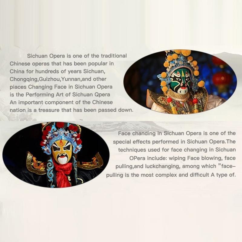 Creative Sichuan Opera Face Changing Doll Stress Reducing Toy With A Face Changing Face In One Second, As A Gift For Girlfriend