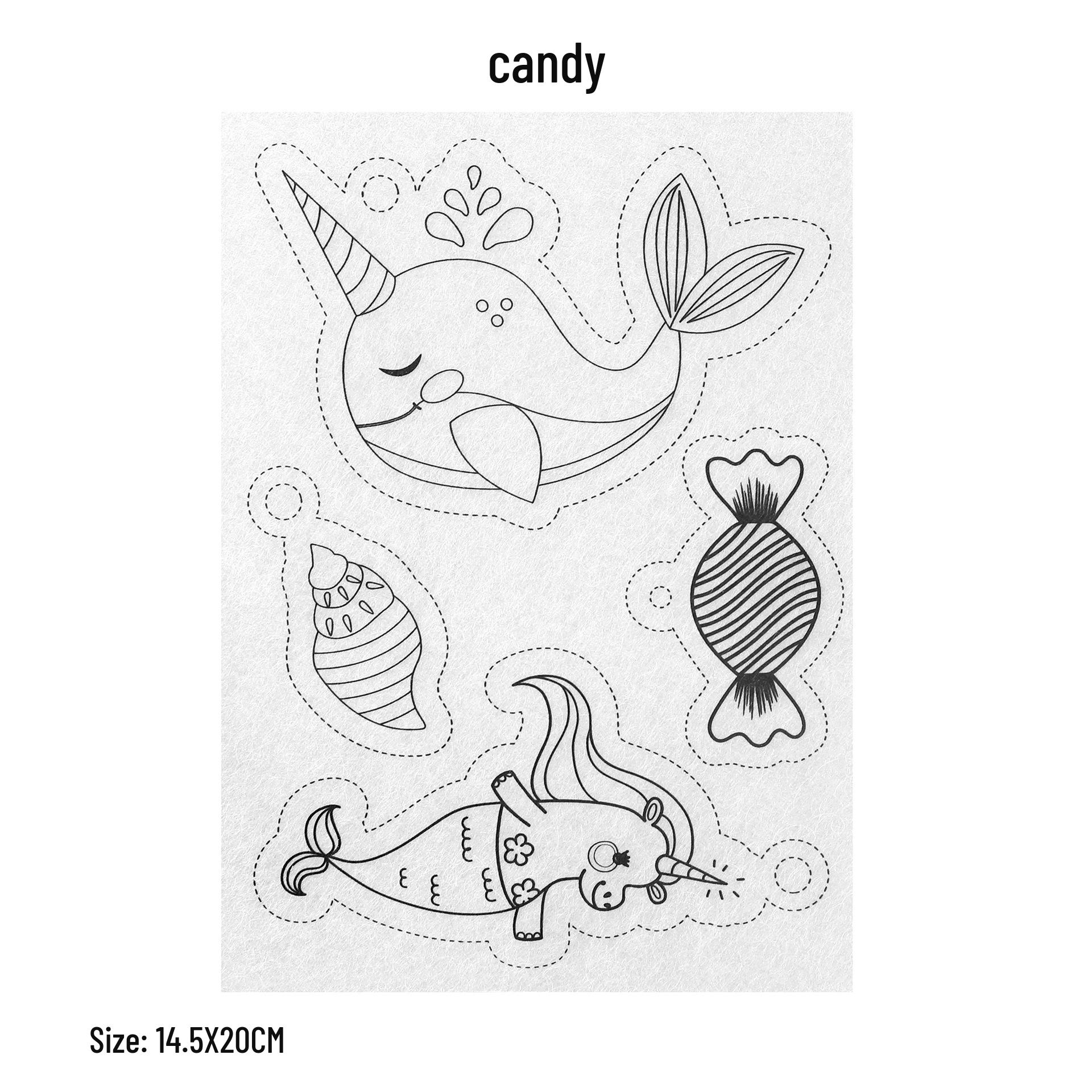 16 Style Semi-Transparent DIY Heat Shrink Sheet for Hand-Painted Crafts