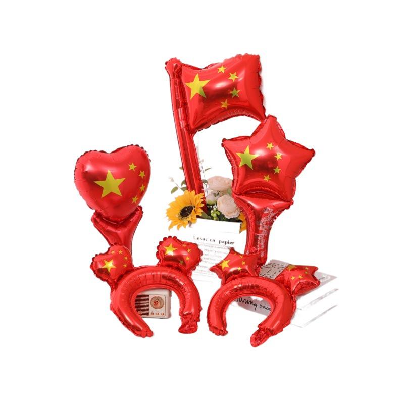 National Day Headband & Hair Clip Set for Kindergarten School Events & Celebrations