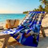 Haaland Customizable Name Beach Towel Quick-Dry Soft Microfiber Suitable for Sports Travel Swimming Yoga Bathroom Beach And Pool
