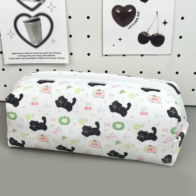 

Милый пенал с принтом кошки, сумка-косметичка, подарок учителю, сумка для гаджетов, сумка для хранения, косметичка, сумка для канцелярских принадлежностей