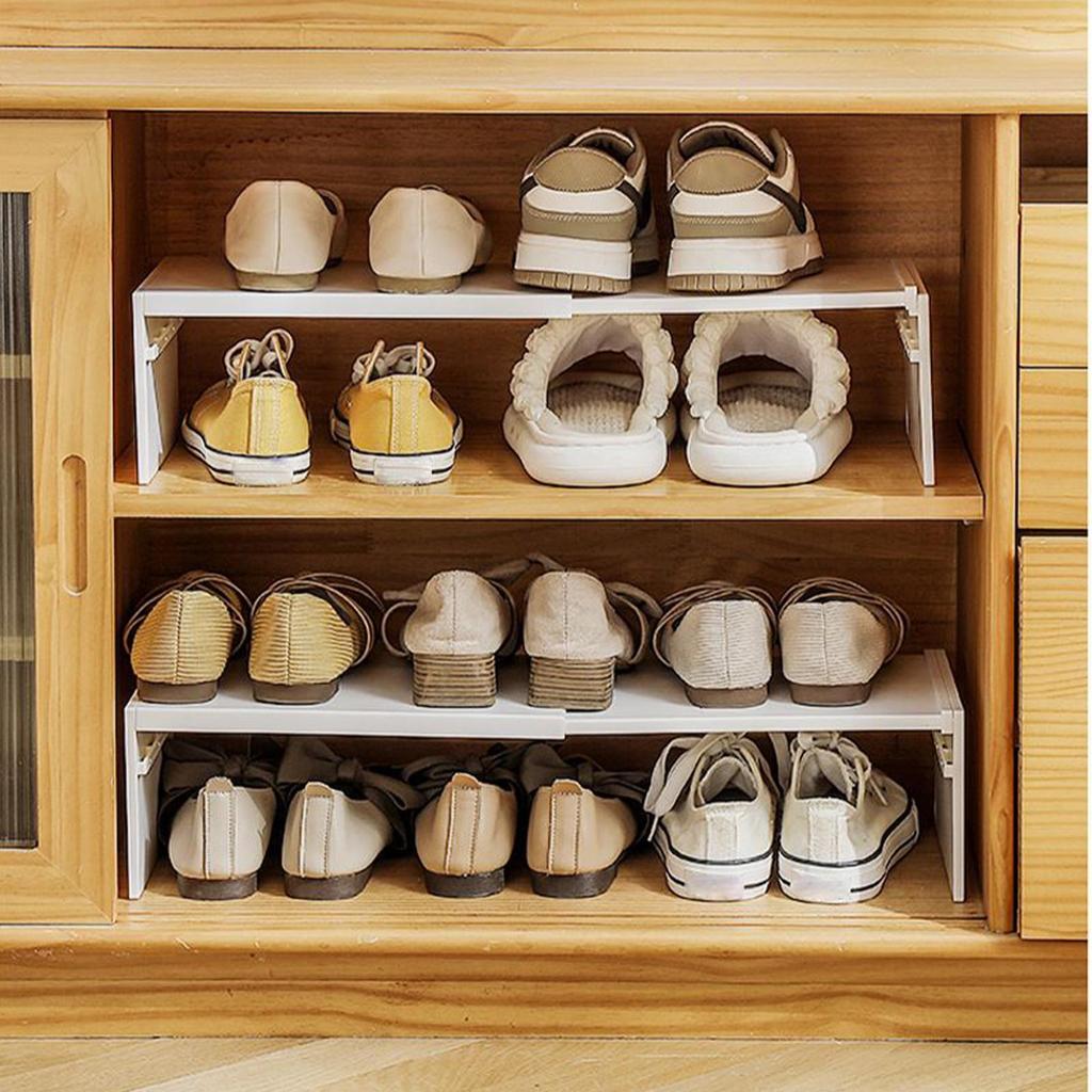 Cabinet Shelf Expandable Stackable Expandable Shelf Rack Layered Space-Saving Heavy-Duty Kitchen Storage Accessories for Pantry