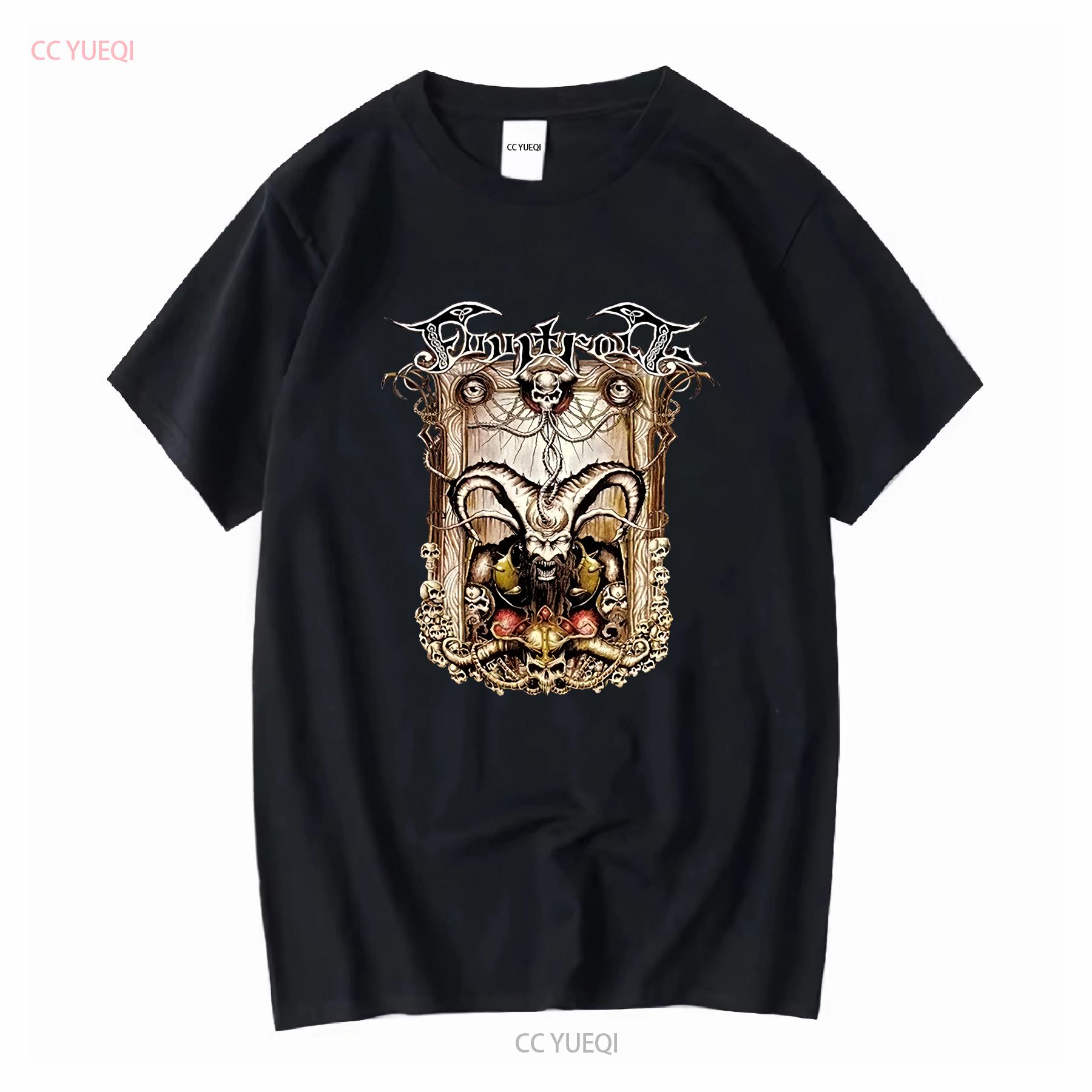 BenberFashion Finntroll T-shirt Heren Large Zwart Band Muziek vintage Gewassen mode grafisch homme Ademend designerkleding Unisex Zacht 4XL