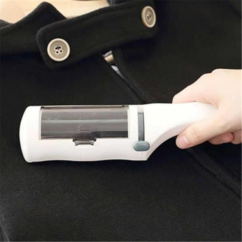 Static Dust Remover Brush - Electrostatic Clothing & Pet Hair Cleaner, Home Office Travel Cleaning Tool, Suction Sweeper Brus