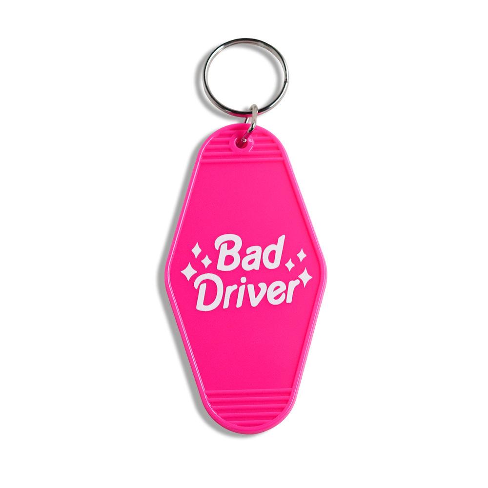 Modern Minimalist Motel Hotel Key Tag Keychain - Fan Gift & Backpack Decoration Pendant