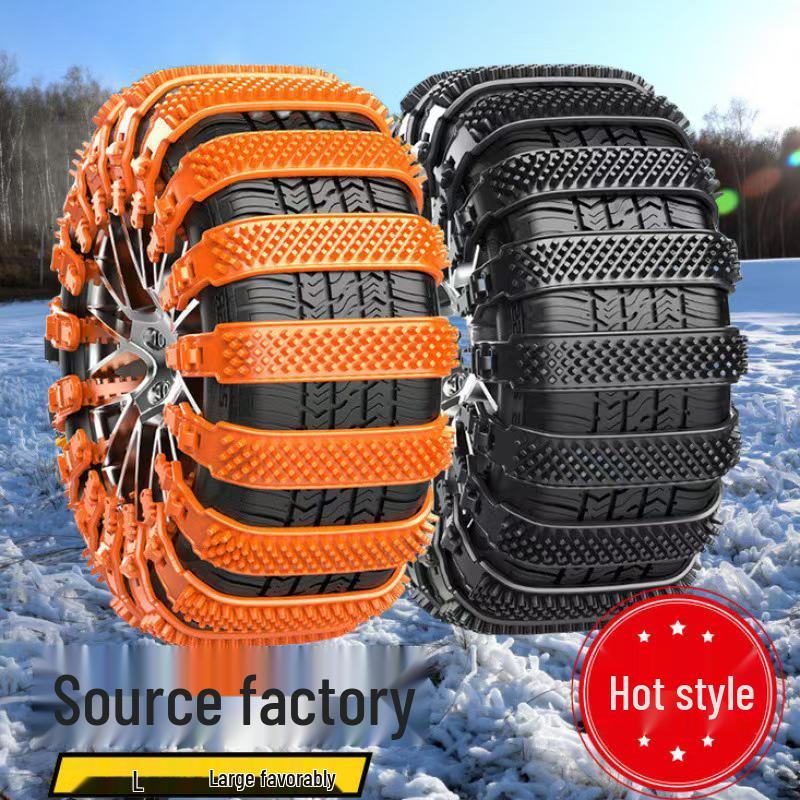 Correntes de Pneu de Alta Elasticidade | Abraçadeiras de Cabo Antiderrapantes de Inverno para Sedans e SUVs