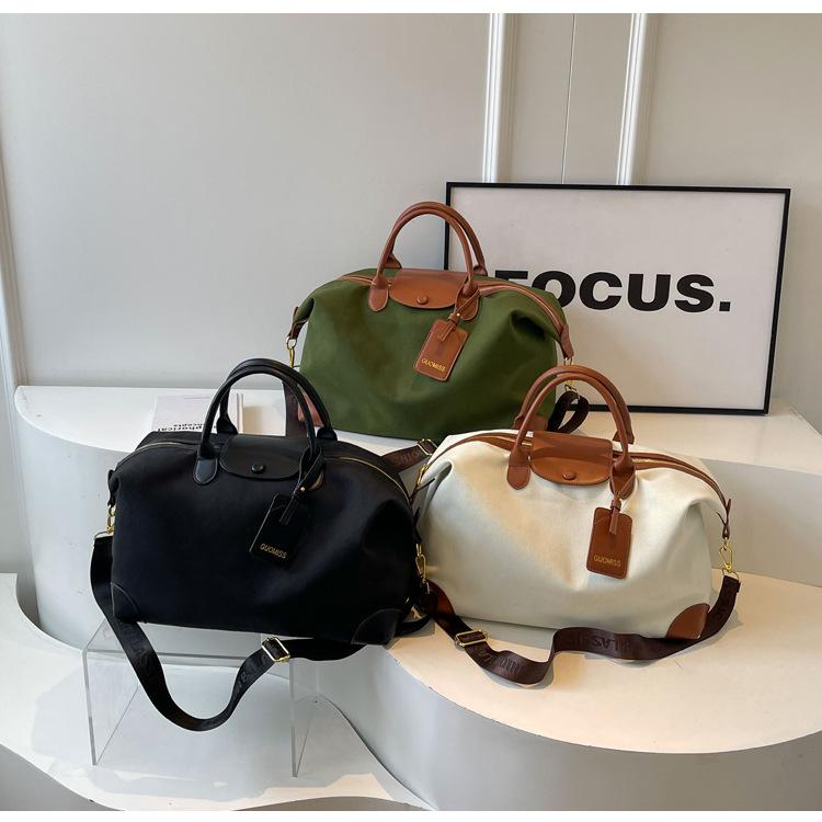 High Quality Wear-resistant Oxford Travel Bag Spring New Large Capacity Crossbody Touring Bag Unisex Portable Handheld Luggage Bag Leisure Fitness Bag