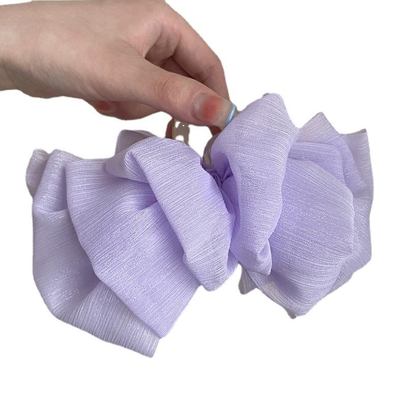 Hair claw butterfly clip for women girl bow giant claw clip giant black scrunchie fascinators elegant large Headdress korean new