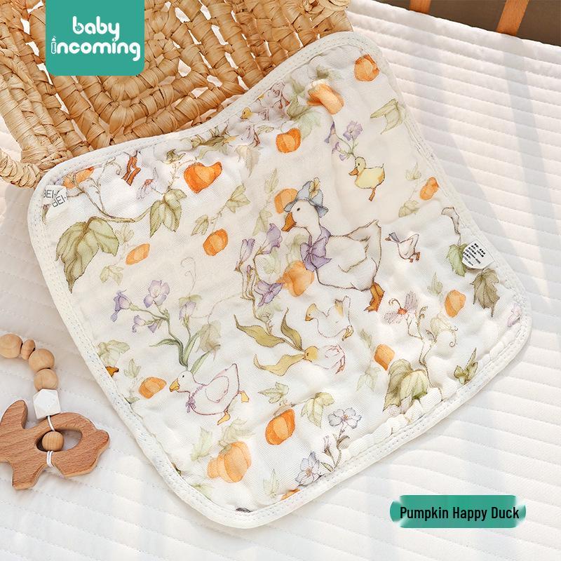 A-Grade Pure Cotton Baby Towel: Newborn Bath Towel & Bib, 6-Layer Bubble Gauze