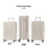 Large Capacity Multifunctional Trolley Suitcase with Universal Wheels, Sturdy and Durable, for Students and Travelers
