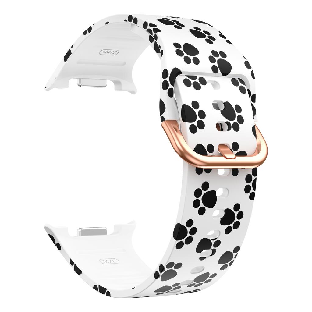 Printing Silicone Strap for Samsung Galaxy Watch 8 40mm 44mm/8 Classic 46mm Men Women Silicone Sport Strap For Galaxy Watch7 Ultra 47mm 2025 Wristband