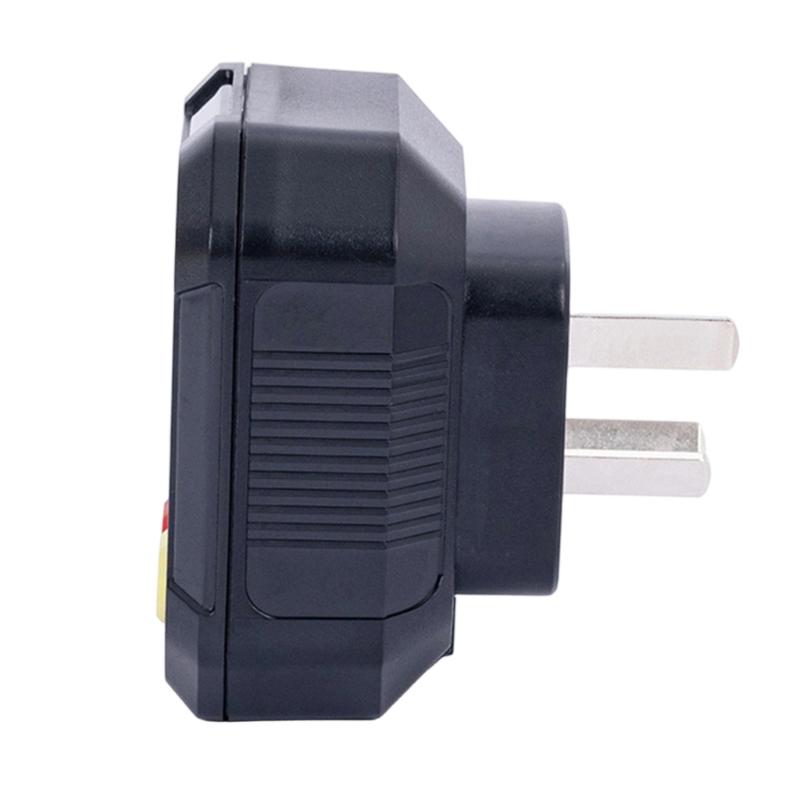 US/EU Plug Multifunctional Digital Display Socket Tester Ground Detector 48-250V 50-60Hz Color Display Voltages Tester
