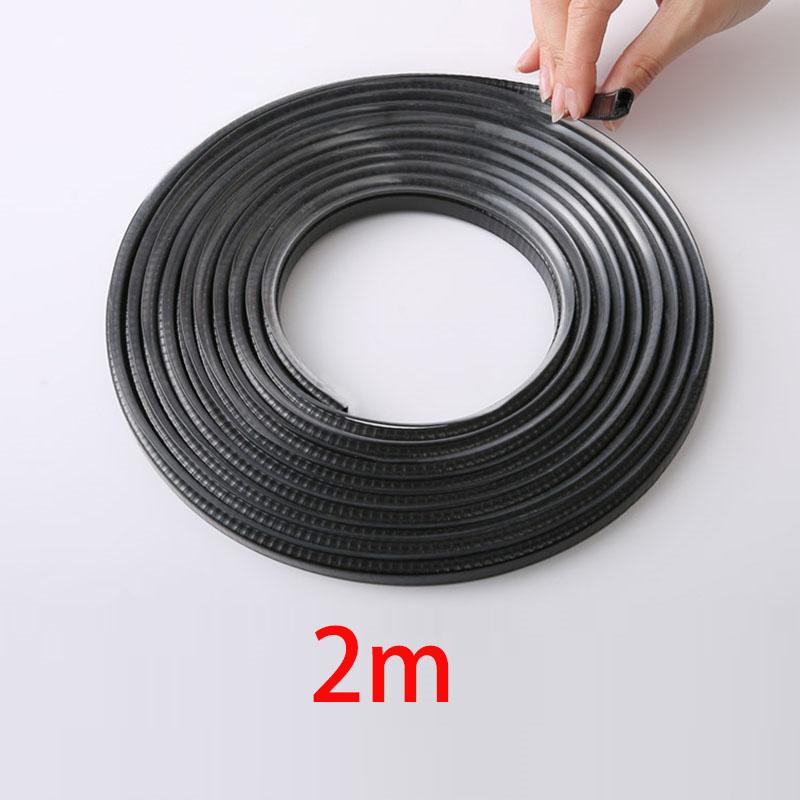 Car Door Protector Edge Scratch Strip Guard Trim Automobile Door Anti Collision Protection With Steel U Shape Edge Rubber Seal Interior Mirrors 6