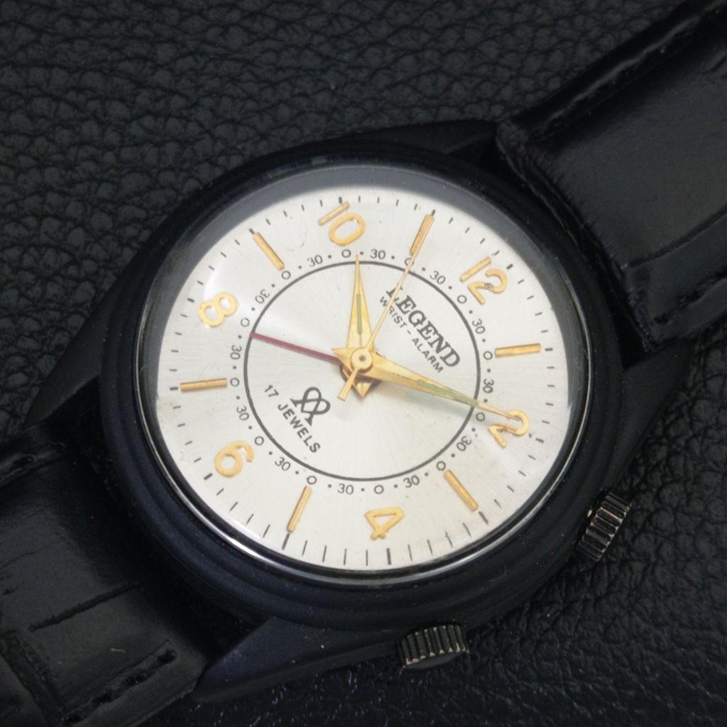 VINTAGE LEGEND HAND-WINDING SWISS MENS REFURBISHED ALARM WATCH a707533-1