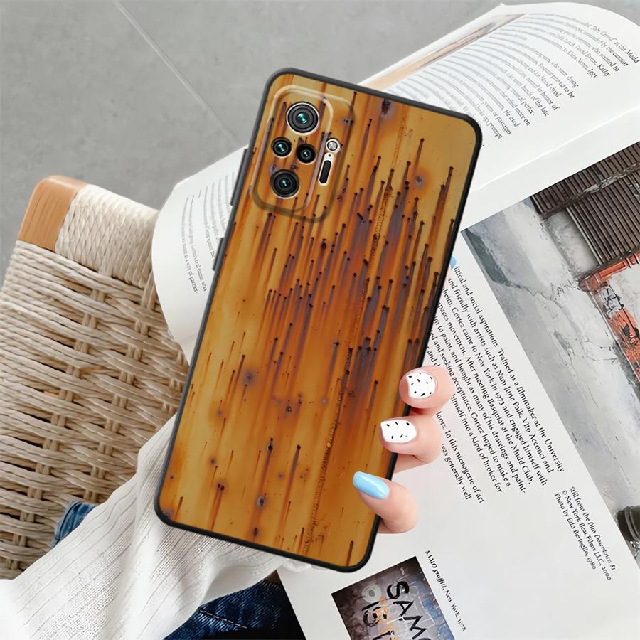 Retro Rust Marks Case for Xiaomi Redmi Note 11S 10S 12S 10 9 8 Pro 11 13 12 Pro Plus 9s Funda Phone Cover