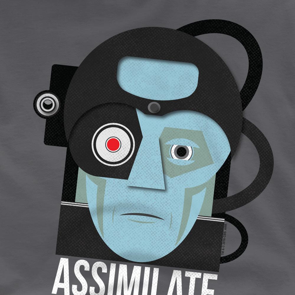 Star Trek Mens Assimilate or Die T-Shirt