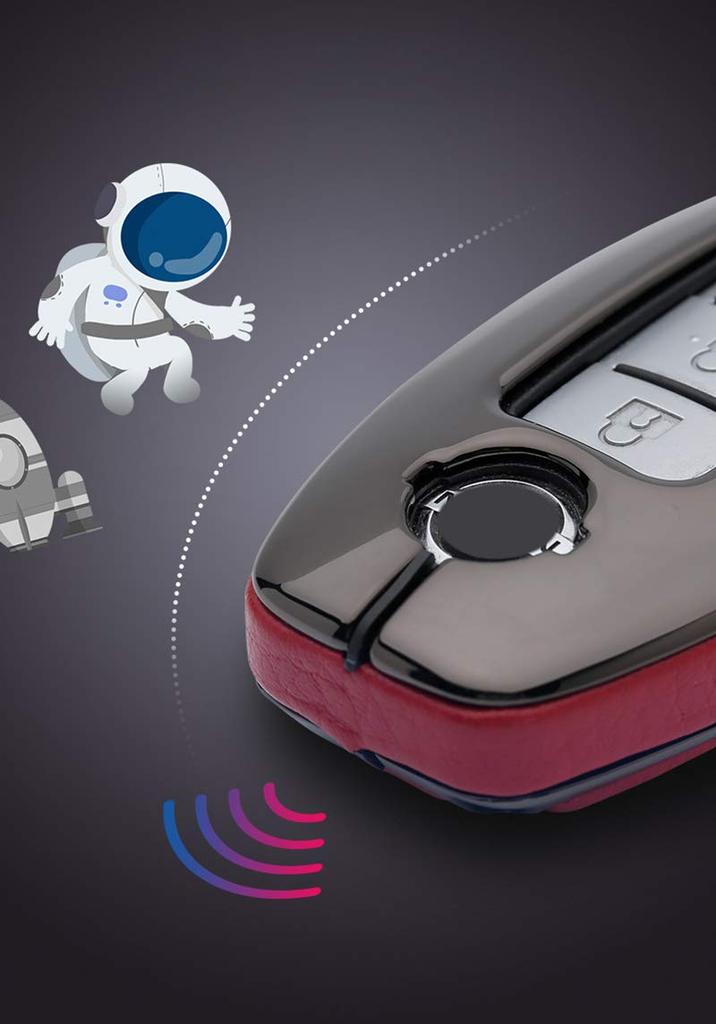 [KUNIO] Nissan Dedicated Key Case, Key Cover, Key Holder, Aluminum Alloy, NISSAN Serena C25,