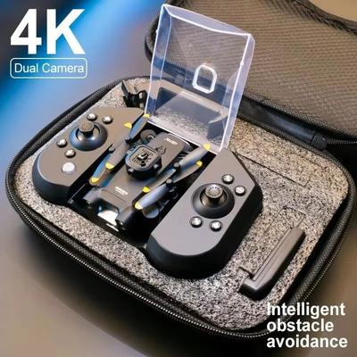 New Mini V30 Drone 4K Professional HD Obstacle Avoidance Aerial Photography Dual Camera Brushless Quad Rotor Children Gift Toy Aircraft