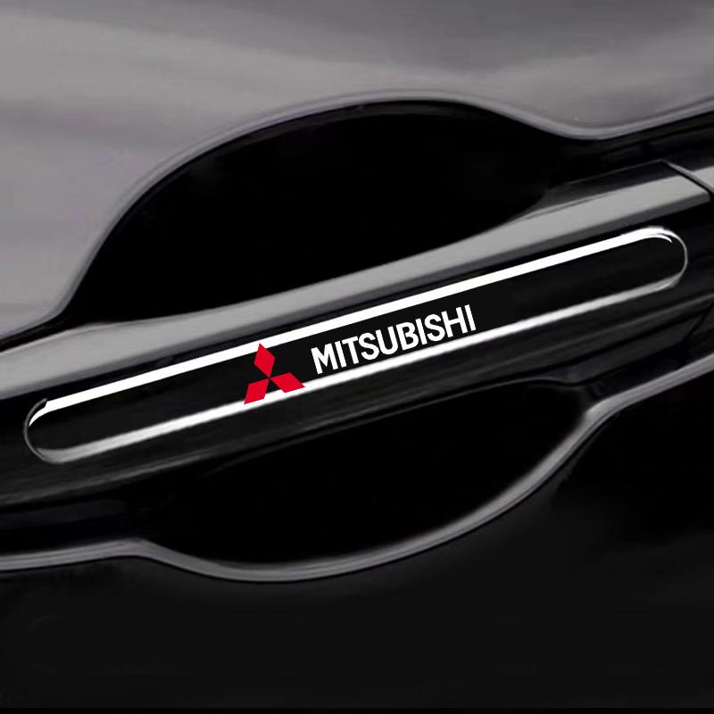 Car Door Transparent Strip Rearview Mirror Anti-Collision Protection Strip For Mitsubishi ASX I200 Outlander Pajero Eclipse Lancer
