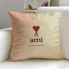 Classic Brand Ami Cushion Cover Soft  EasyWash Pillow Case  Versatile for Couch Bed Travel and Office
