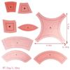 Acrylic Irregular 90° Sewing and Patchwork Ruler for Fabric Cutting