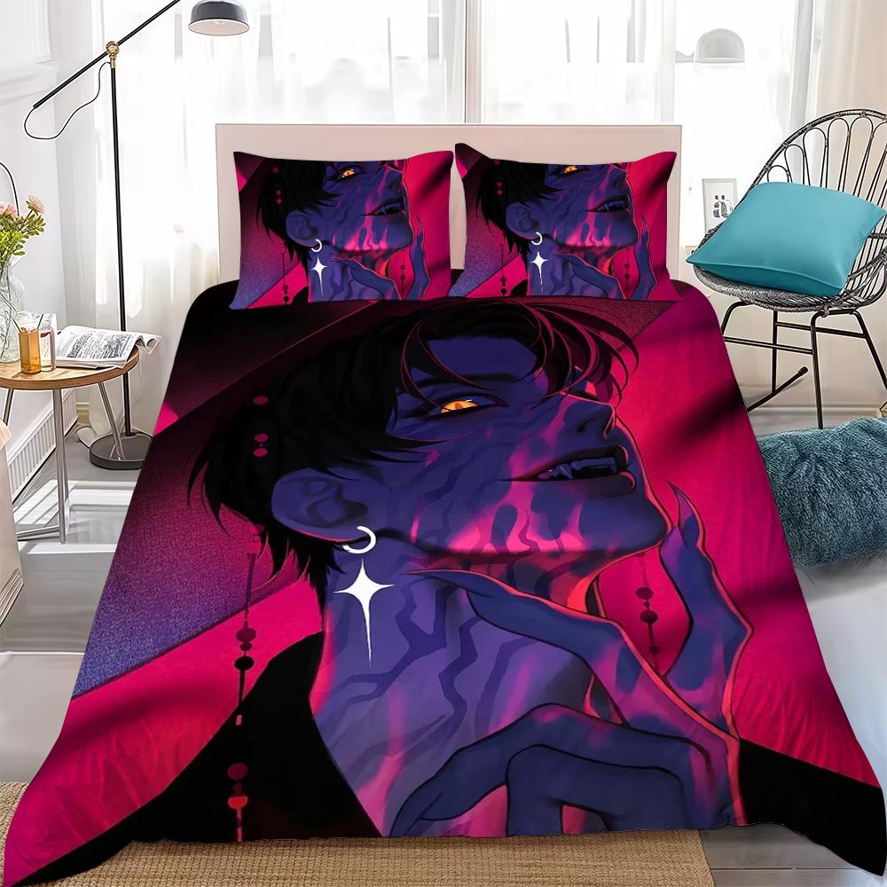 Fashion Band Lovely Duvet Cover Set Home Style Bedding Soft Laundry Cotton Bed 3 Piece Set Student Dormitory Gift 135x200cm