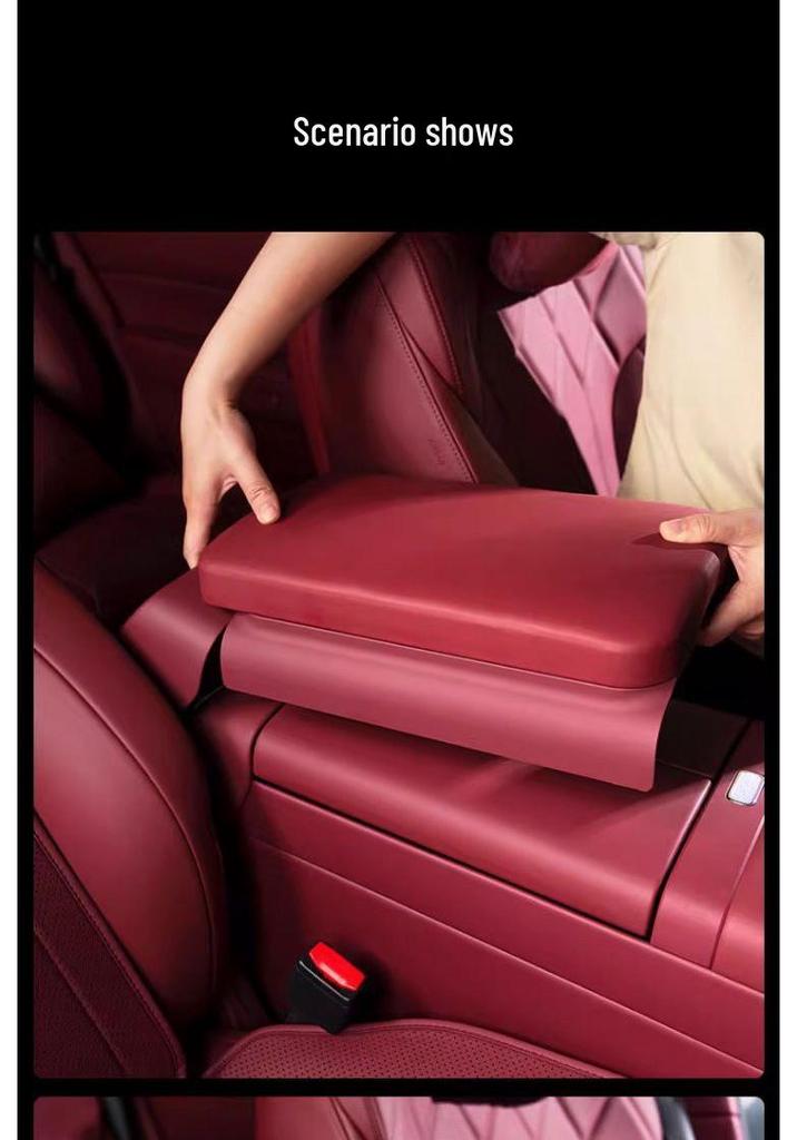 AITO M8 M9 M7 Armrest Cover Pad - Fits 26 Models, Protective Mat & Storage Box for Car Modification.