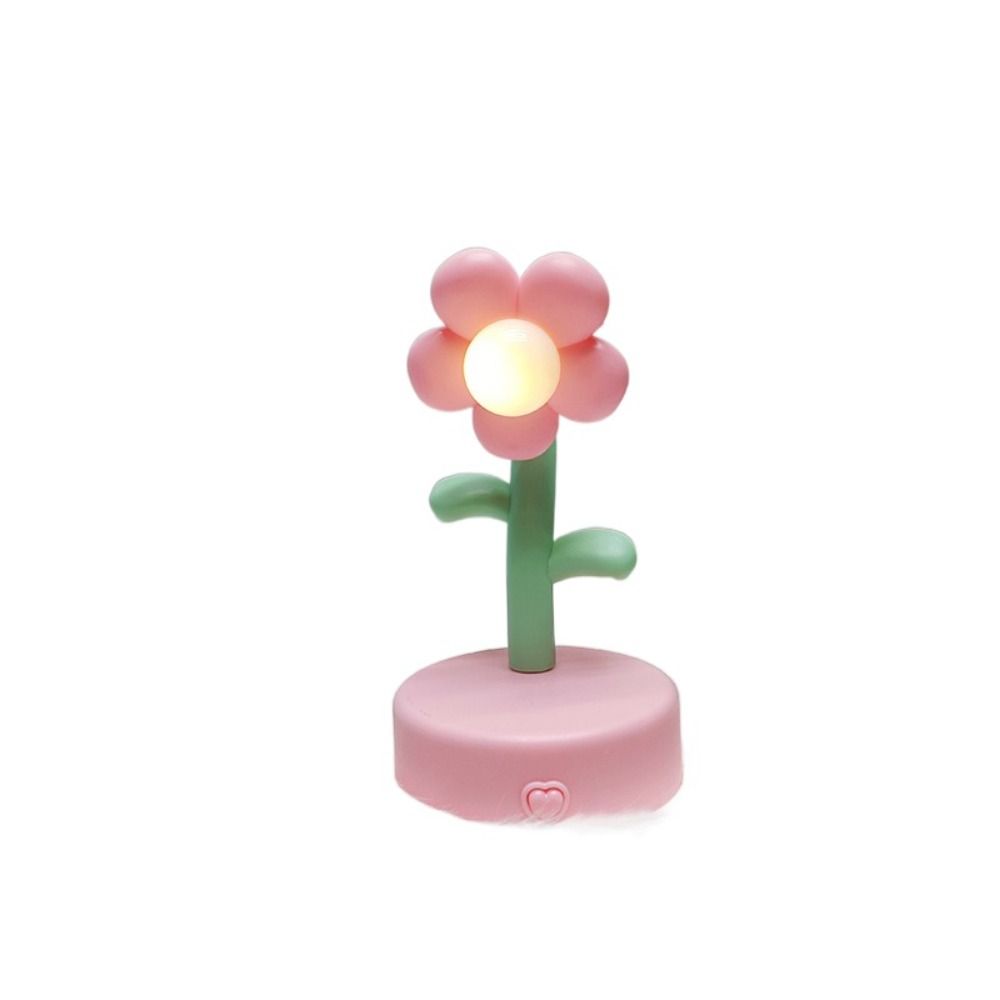 Miniaturlandschaften Mini LED Blume Nachtlampe Schöne süße Tischlampe Kreative Cartoon Nachttischlampe Kinderspielzeug