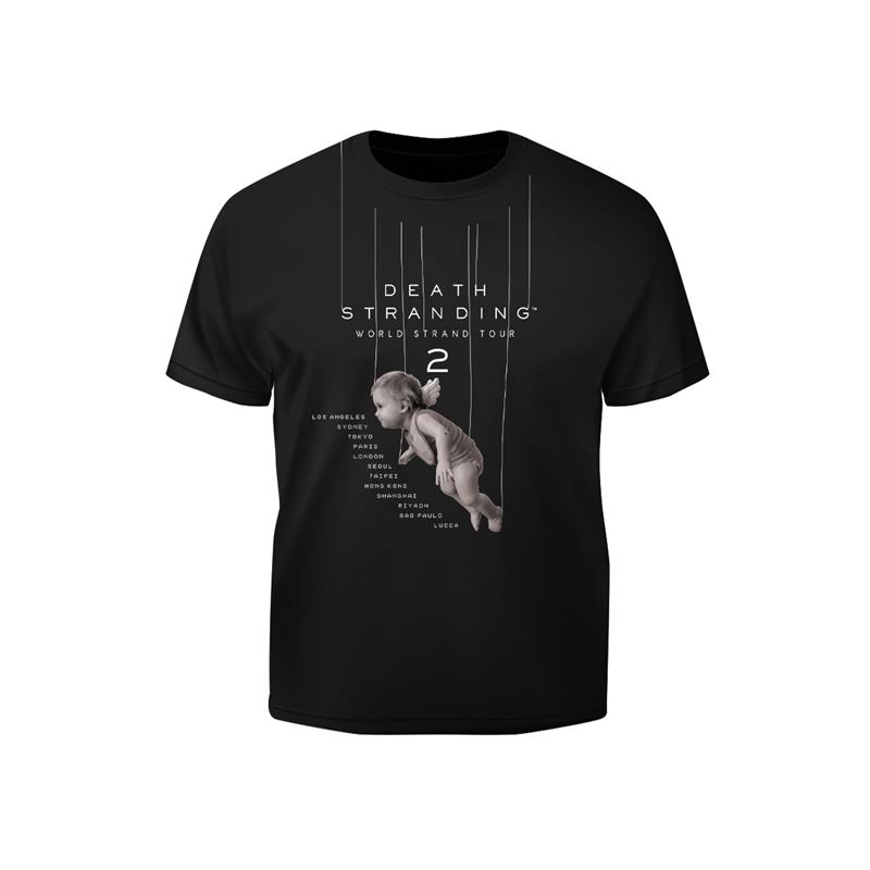 Death Stranding Übergroßes Unisex T-Shirt Streetwear Baumwolle Neu Retro Kurze Ärmel Grafik Klassisch Harajuku Kurze Ärmel Weich