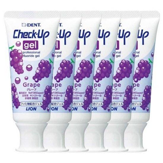 Lion Checkup Gel Grape 60g (6 pieces)