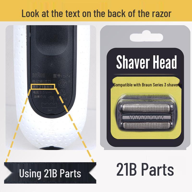 Braun Series 3 Golarka Elektryczna Folia i Głowica Tnąca 32B 32S 21B 21S