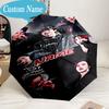 Custom Name Umbrella K-pop Stars Formal Attire Umbrella 8-Frame for Travel, Camping, Casual Lightweight Portable, Essential for Family Gifts