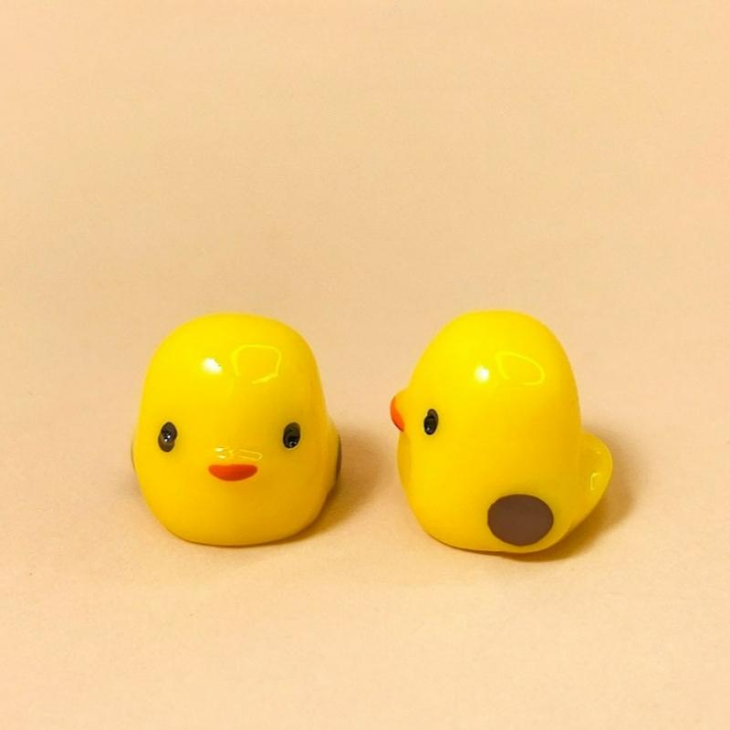 15/25/50PCS Cute Mini Ducks Ornament Resin Small Yellow Duck Ornament Garden Moss Miniatures Decoration Car Accessories 2026 New