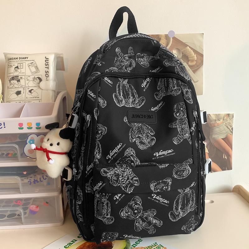 Schoolbags for Children Elementary School Students  Girls and Junior High School Students with High Looks Letter Backpacks