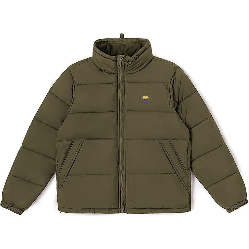 Dickies Puffer Jackets Unisex Stand Collar